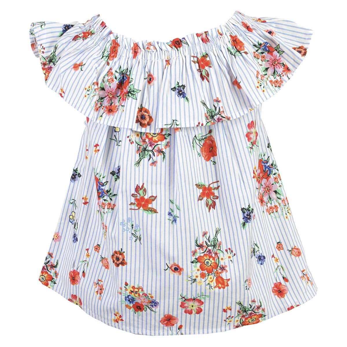 Blusa Estampada de Flores Fukka