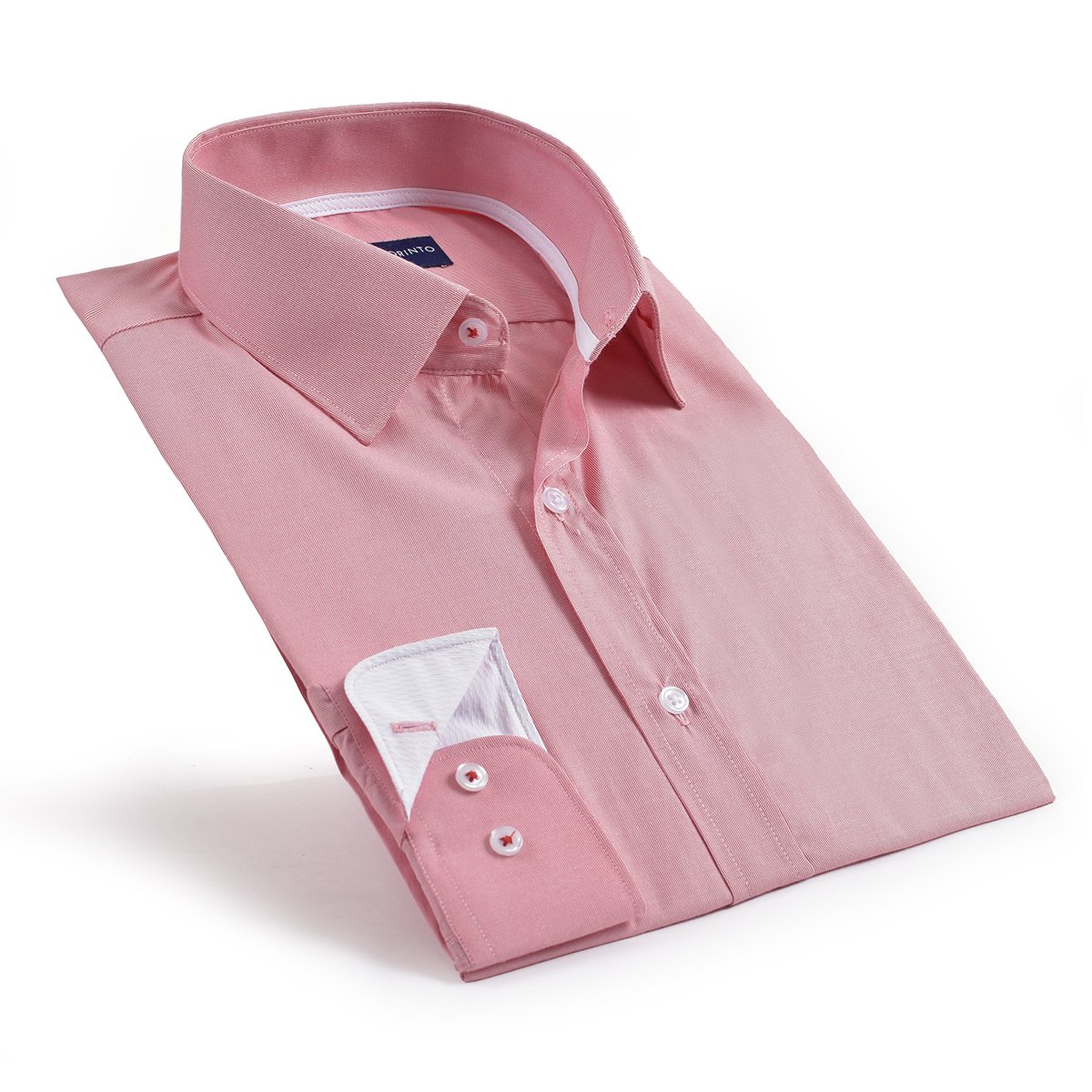 Camisa de Vestir Regular Rojo Carlo Corinto Paris para Caballero