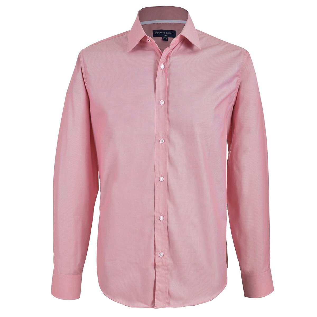 Camisa de Vestir Regular Rojo Carlo Corinto Paris para Caballero