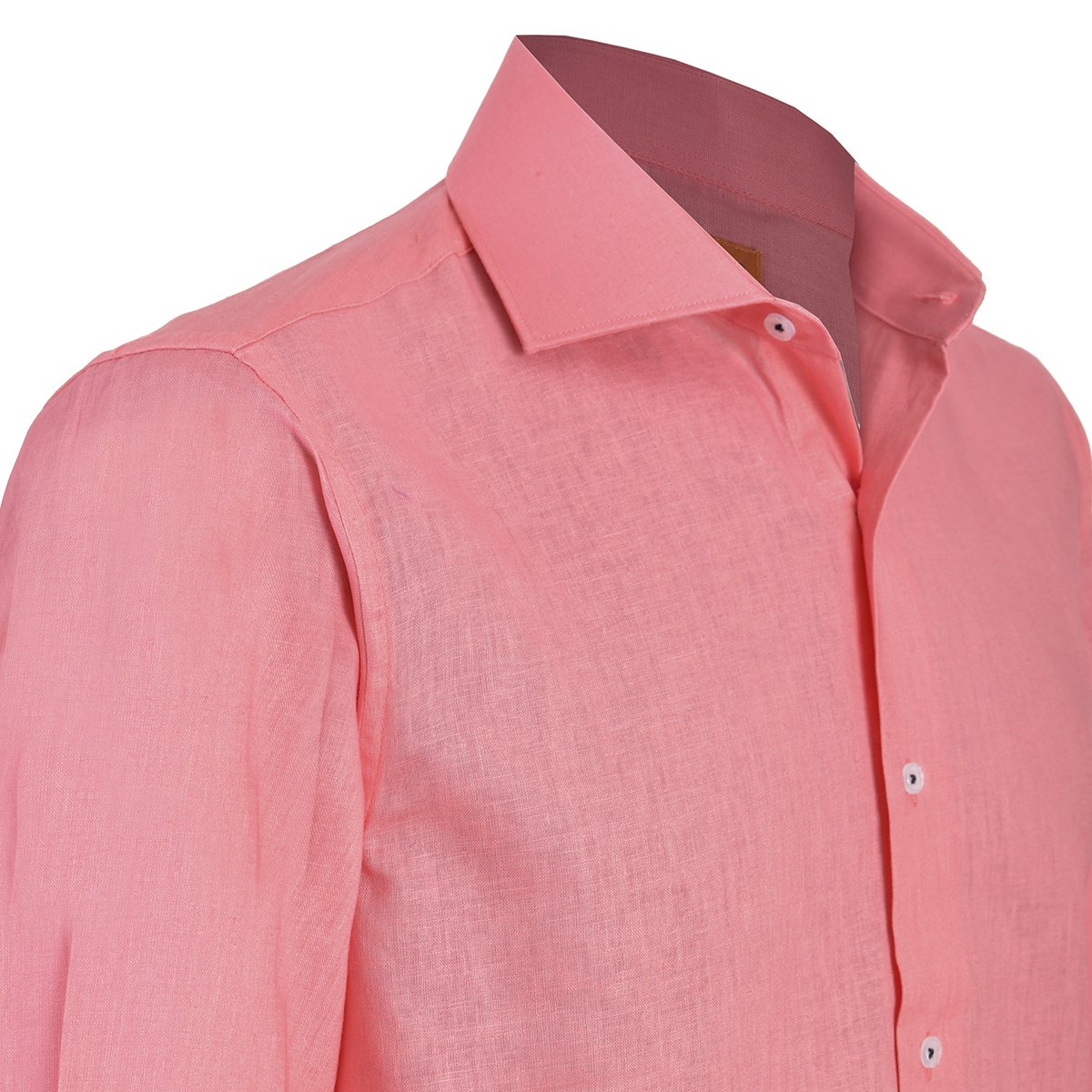 Camisa de Vestir Rosa Carlo Corinto Slim Fit