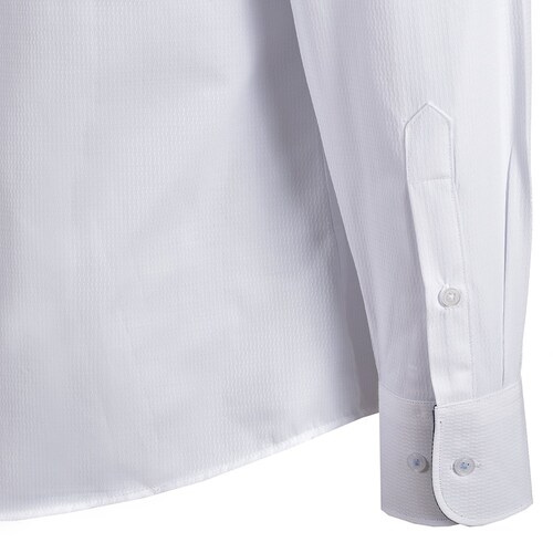 Camisa de Vestir Blanco Carlo Corinto Slim Fit para Caballero