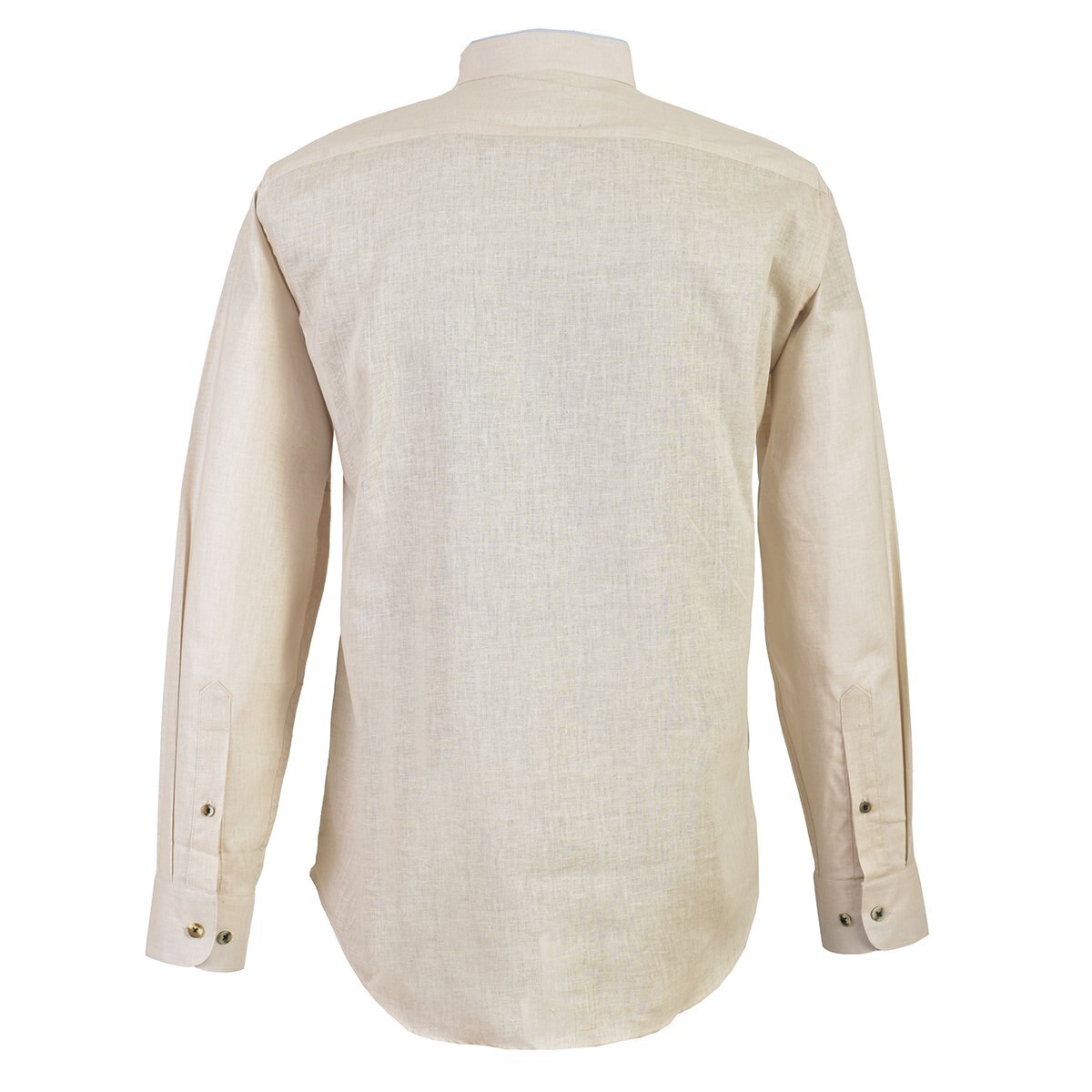 Camisa Casual Café Claro Manga Larga Carlo Corinto Sport