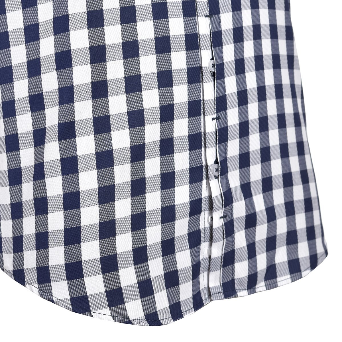 Camisa Casual Azul Combinado Manga Corta Carlo Corinto Sport para Caballero