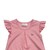 Vestido Rosa Manga Corta Coccolato para Bebé
