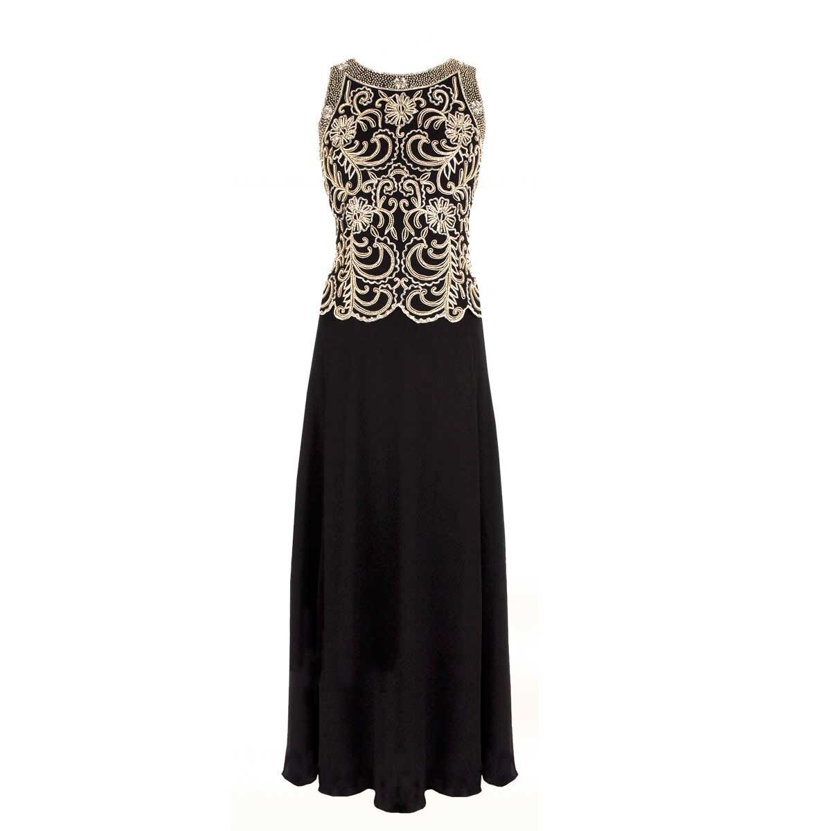 Vestido Largo Bordado J Kara para Dama