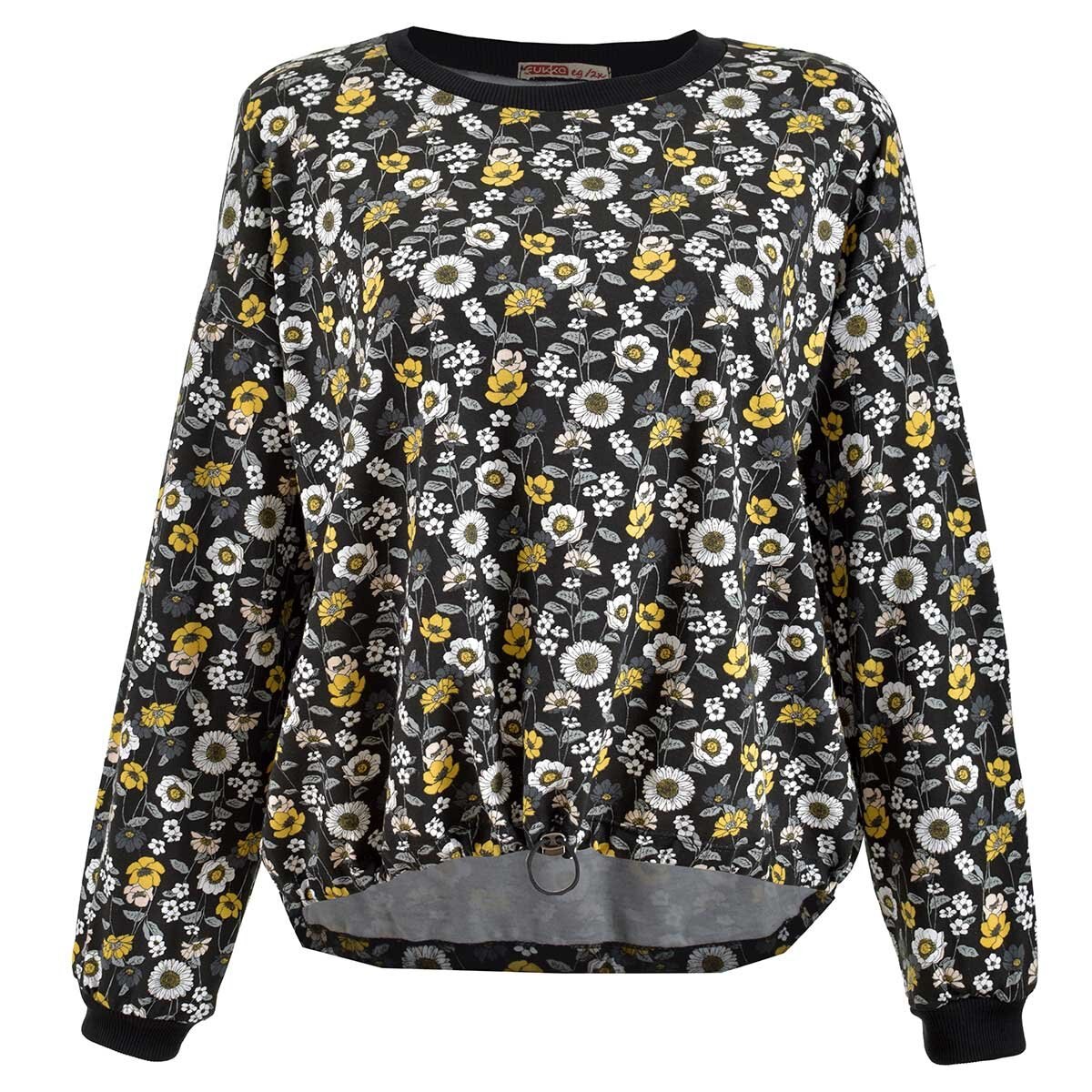 Sudadera Manga 3/4 Estampado Fukka para Dama
