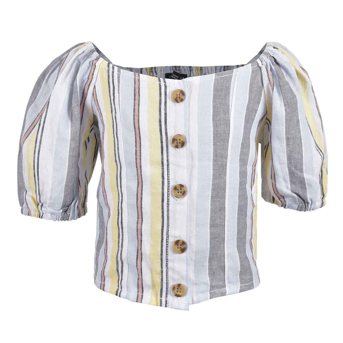 Blusa para Dama Smock Manga Corta Jeanious