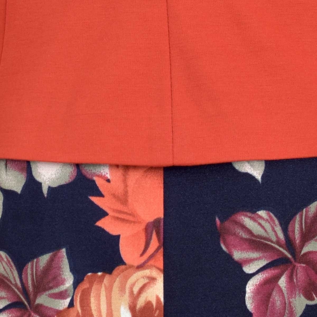 Conjunto 2 Pz Saco Manga 3/4 Y Vestido Estampado Joces para Dama