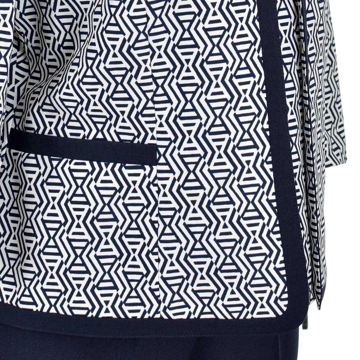 Conjunto 3 Pz Saco Manga 3/4 Top Estampado Y Pantalon Joces para Dama