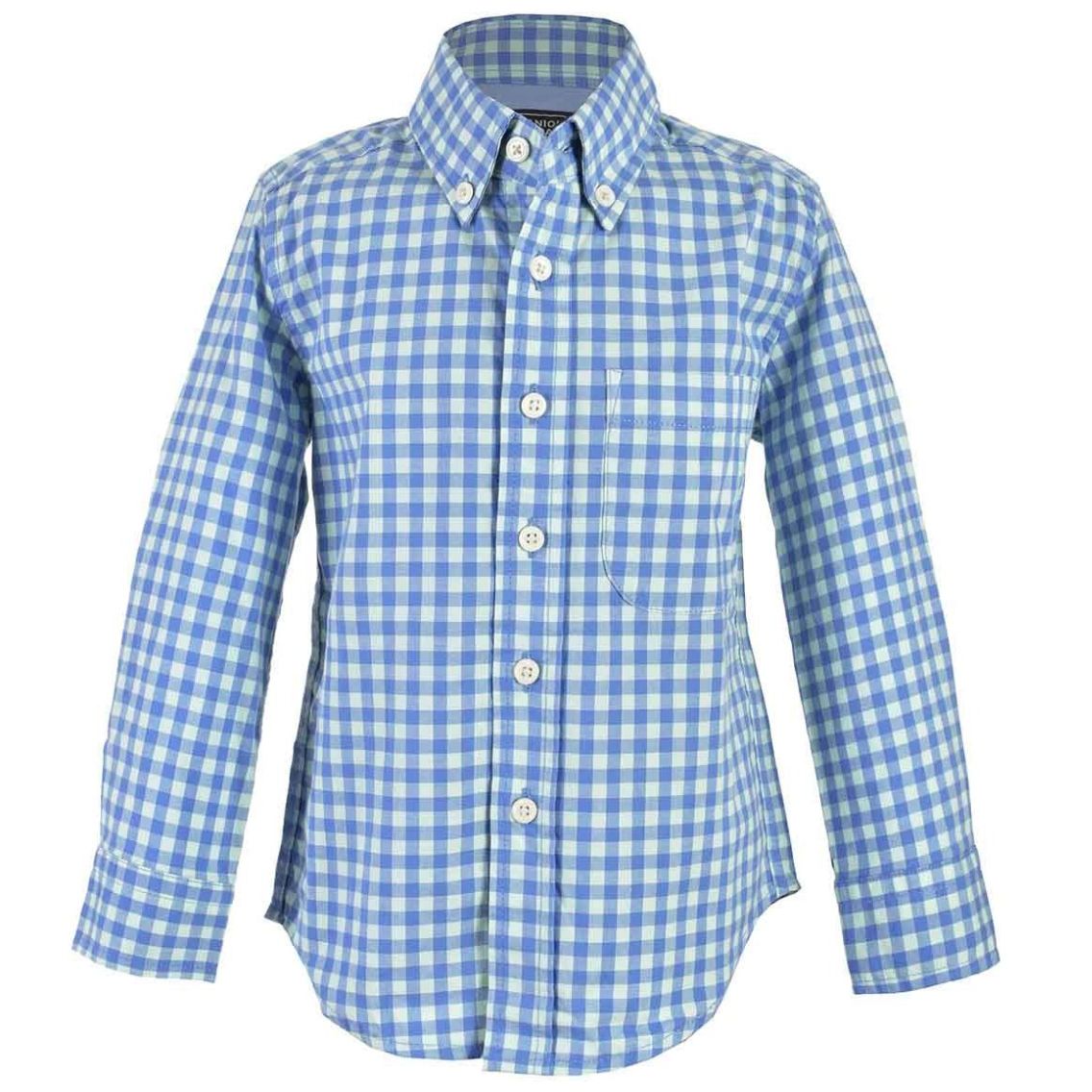 Camisa Manga Larga Gingham Jeanious para Niño