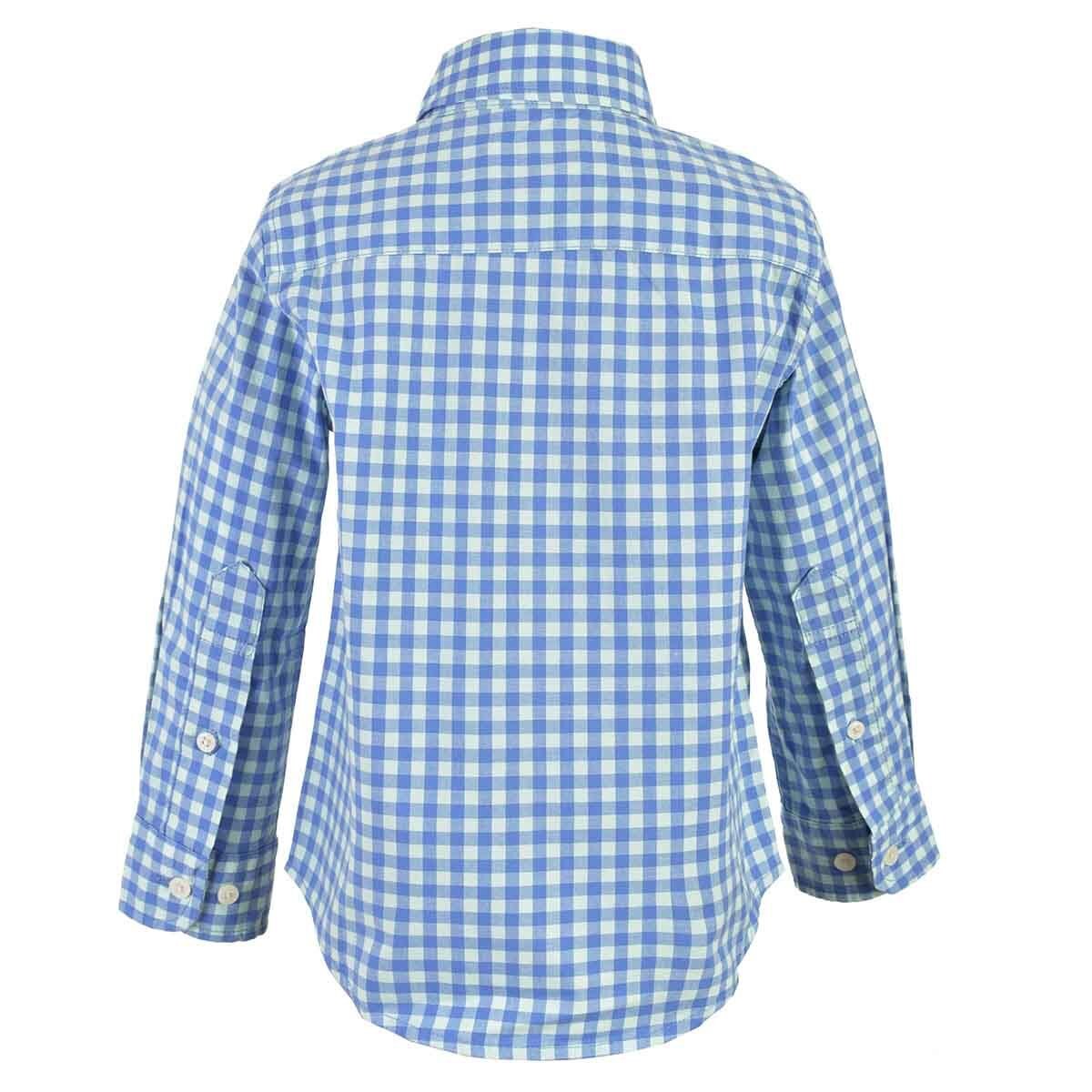 Camisa Manga Larga Gingham Jeanious para Niño