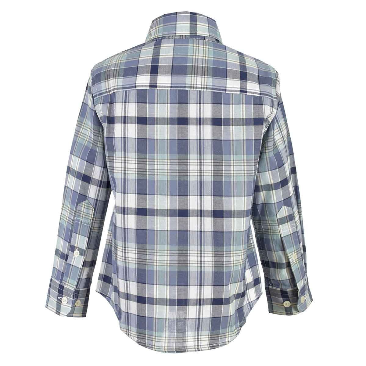 Camisa Manga Larga Cuadros Jeanious para Niño