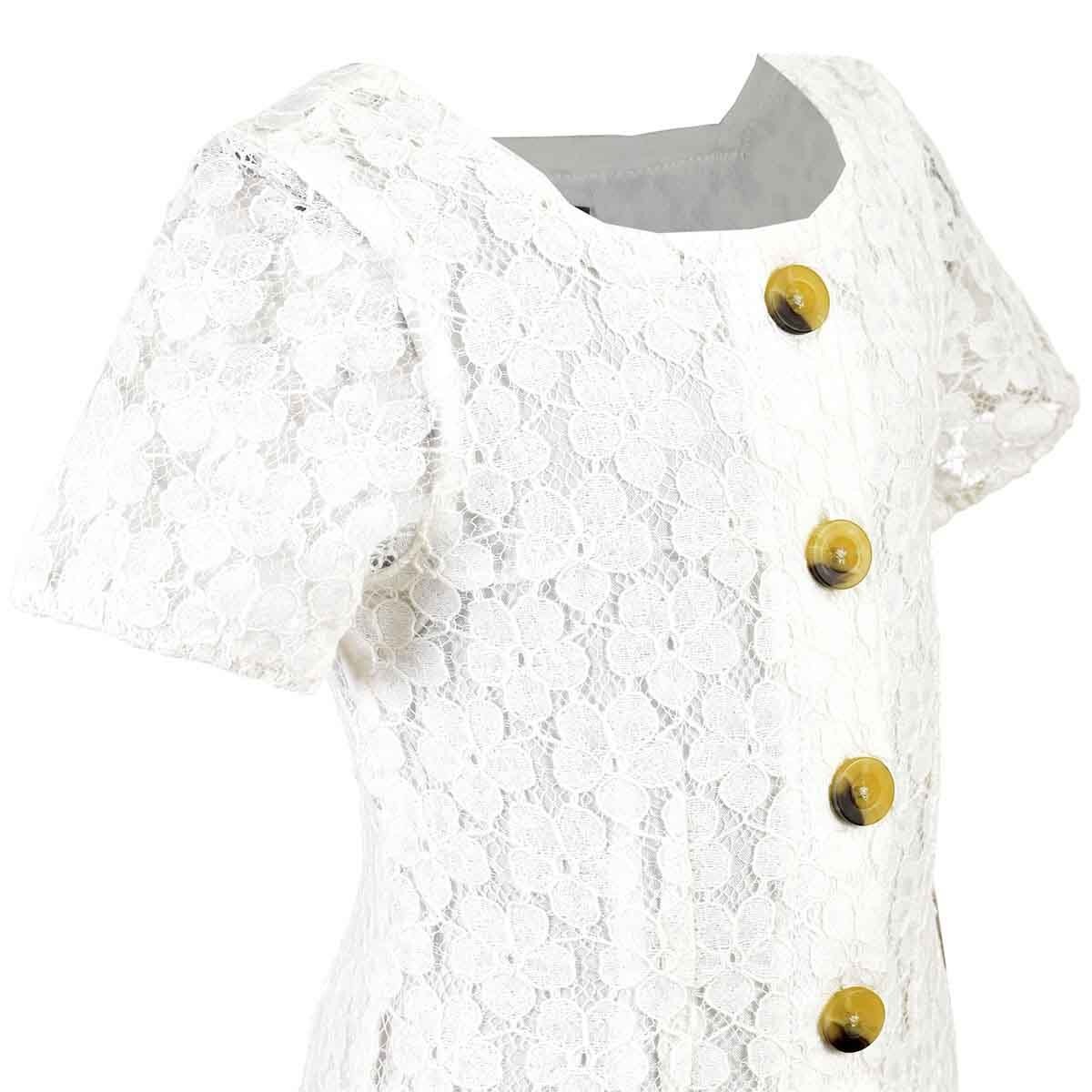 Vestido de Encaje Manga Corta Jeanious para Bebé