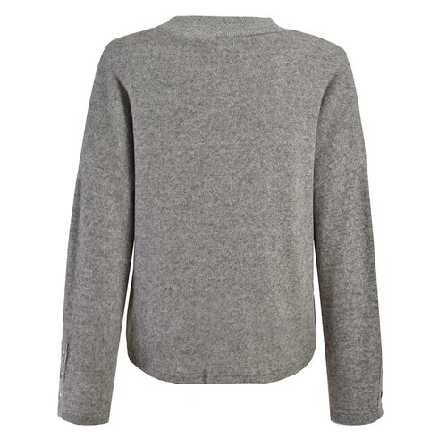 Sudadera Lisa con Cuello Redondo Doma Ny Collection para Dama