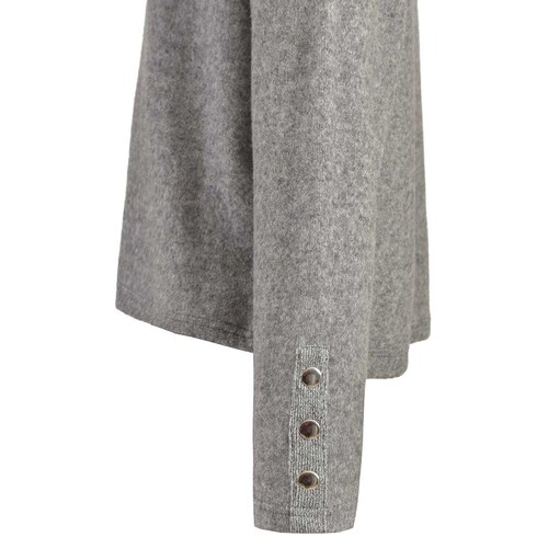 Sudadera Lisa con Cuello Redondo Doma Ny Collection para Dama