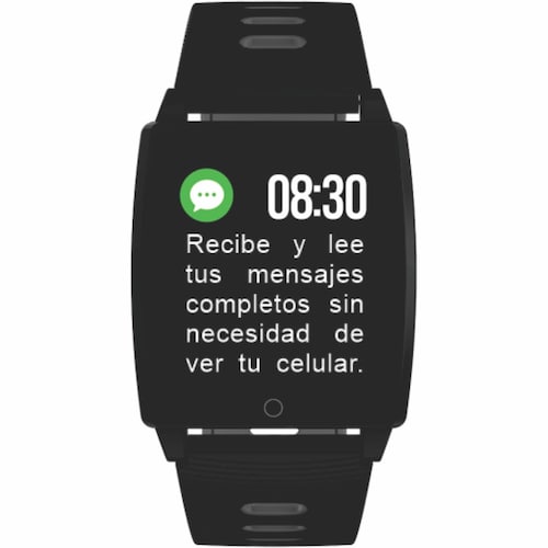 Smartwatch Unisex Negro Cárdigan