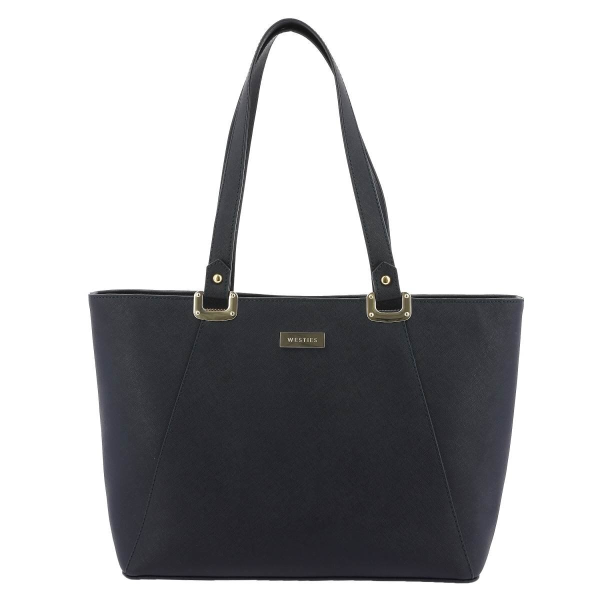 Bolsa Tote con Charm Metálico Westies