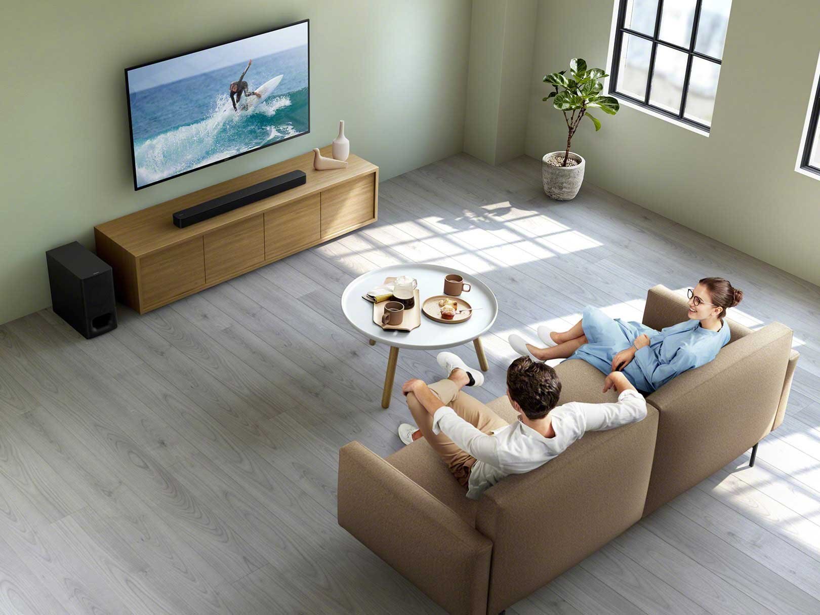 Barra de Sonido de 2.1 Canales con Subwoofer Ht-S350 Sony