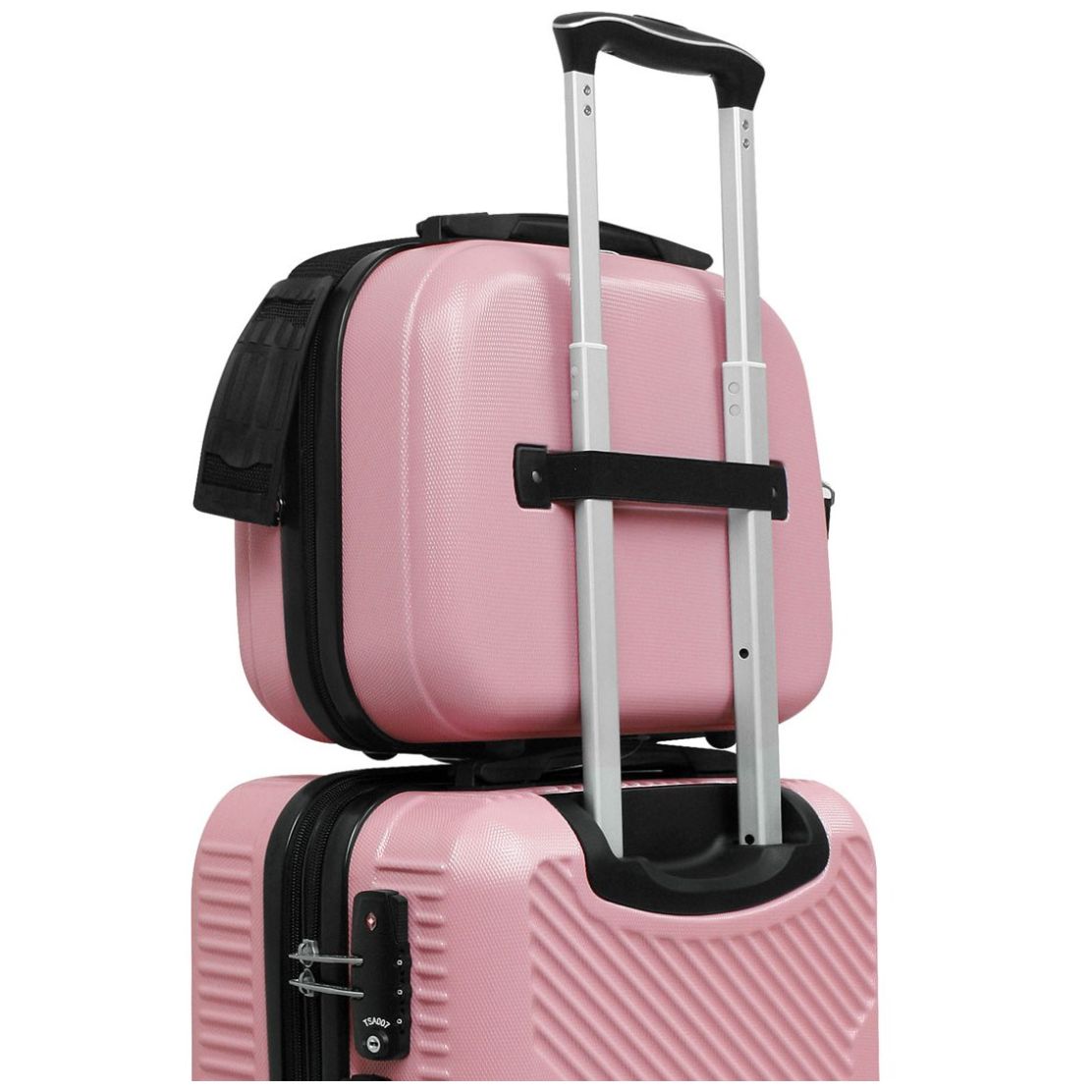 Neceser Fame Rígido de 14" Rosa Mccarthy
