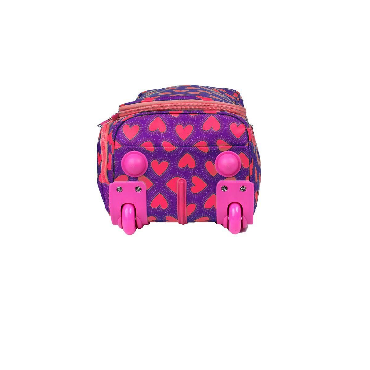 Duffle Bag de Corazones con Ruedas Magenta Arp