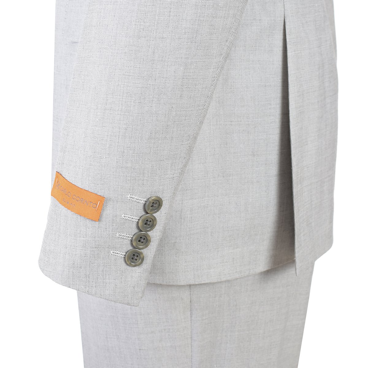 Traje Lino Gris Carlo Corinto para Caballero