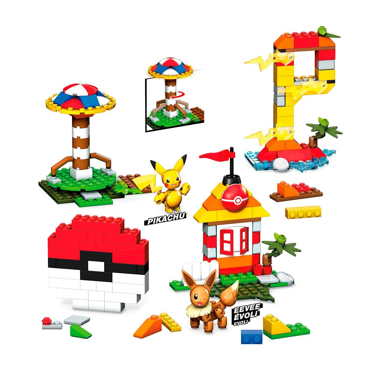 Mega Contrux Pokemon Caja de Construcción
