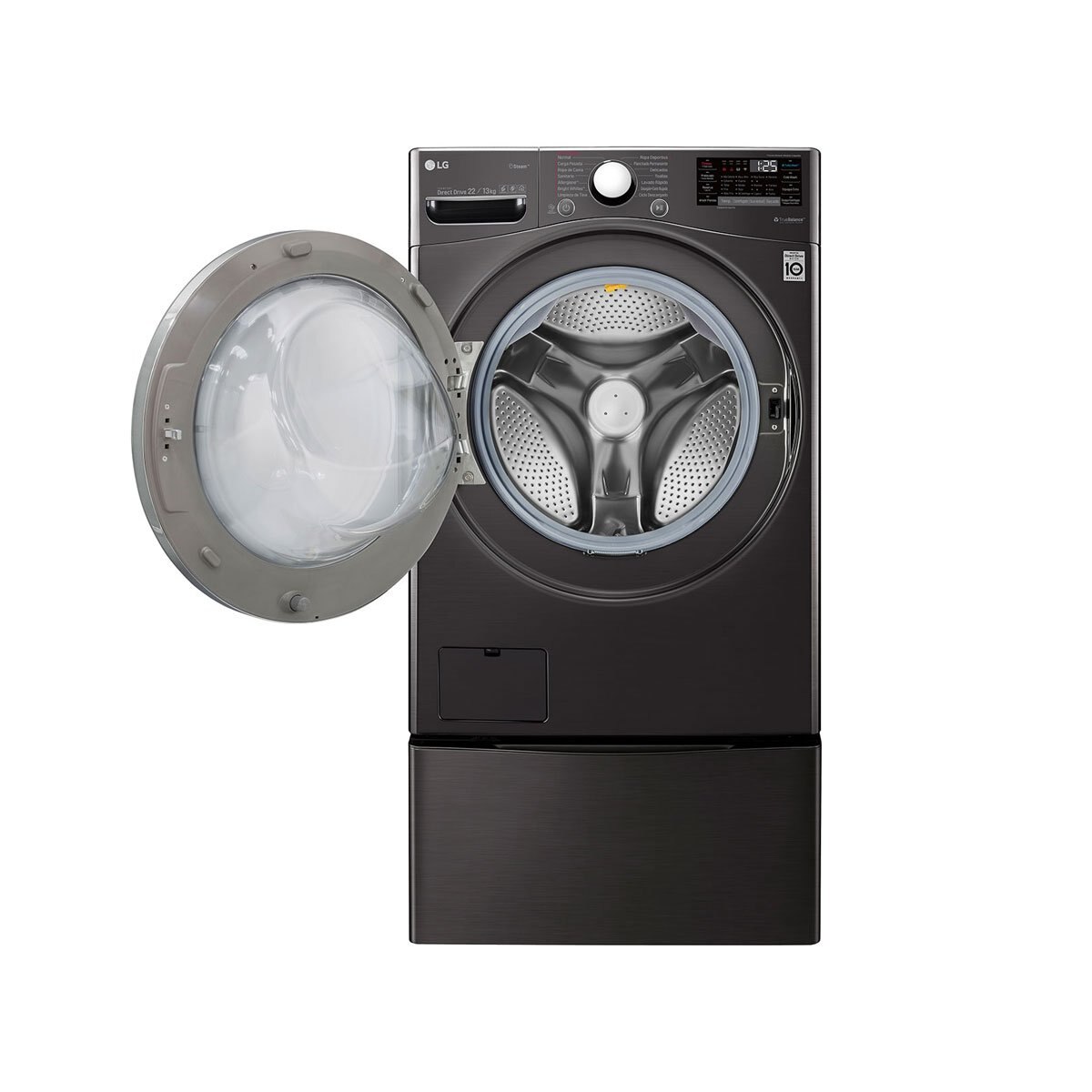 Lavasecadora Lg 22Kg Wd22Bvs6+24Tl520D-Pu.awm Monitor Negra