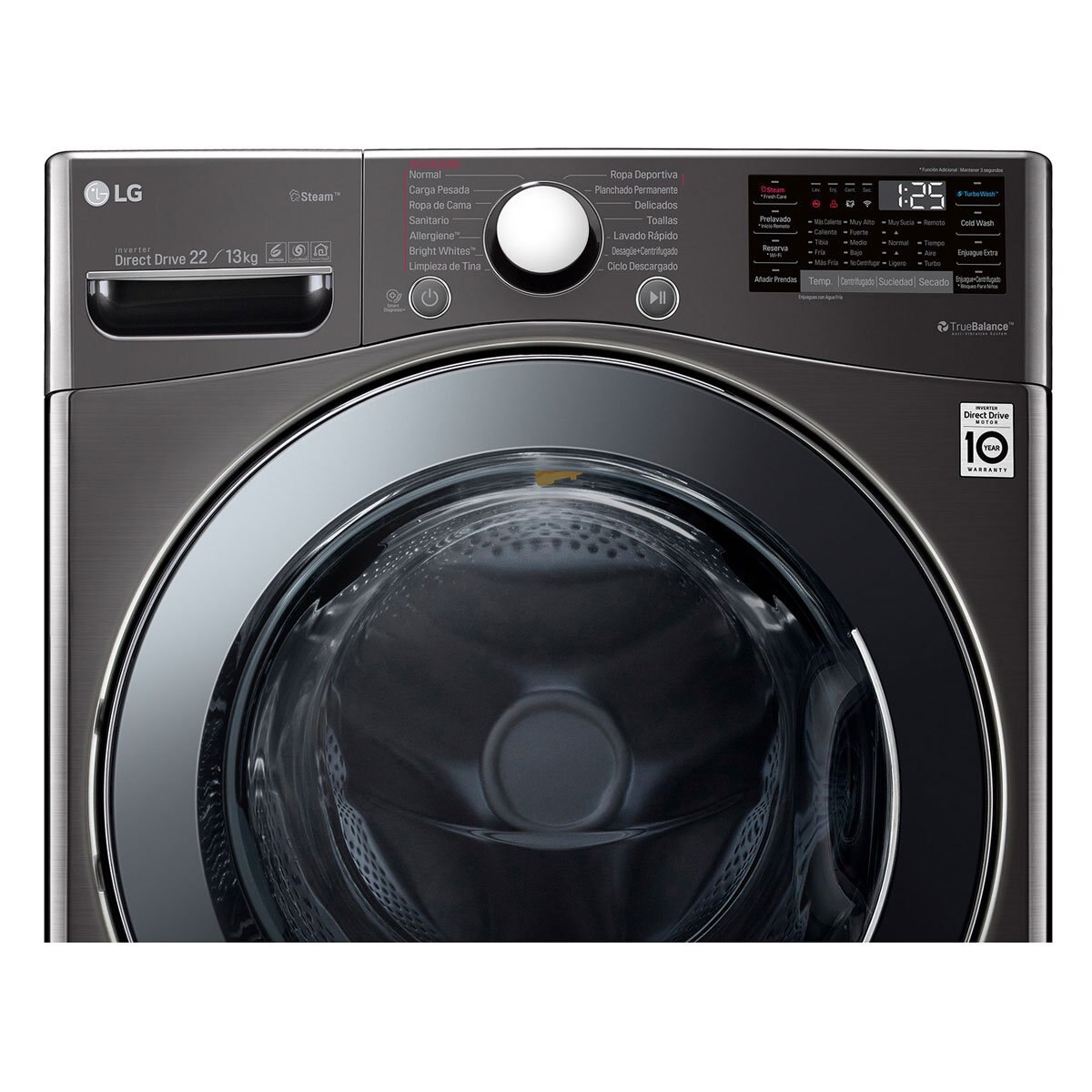 Lavasecadora Lg 22Kg Wd22Bvs6+24Tl520D-Pu.awm Monitor Negra