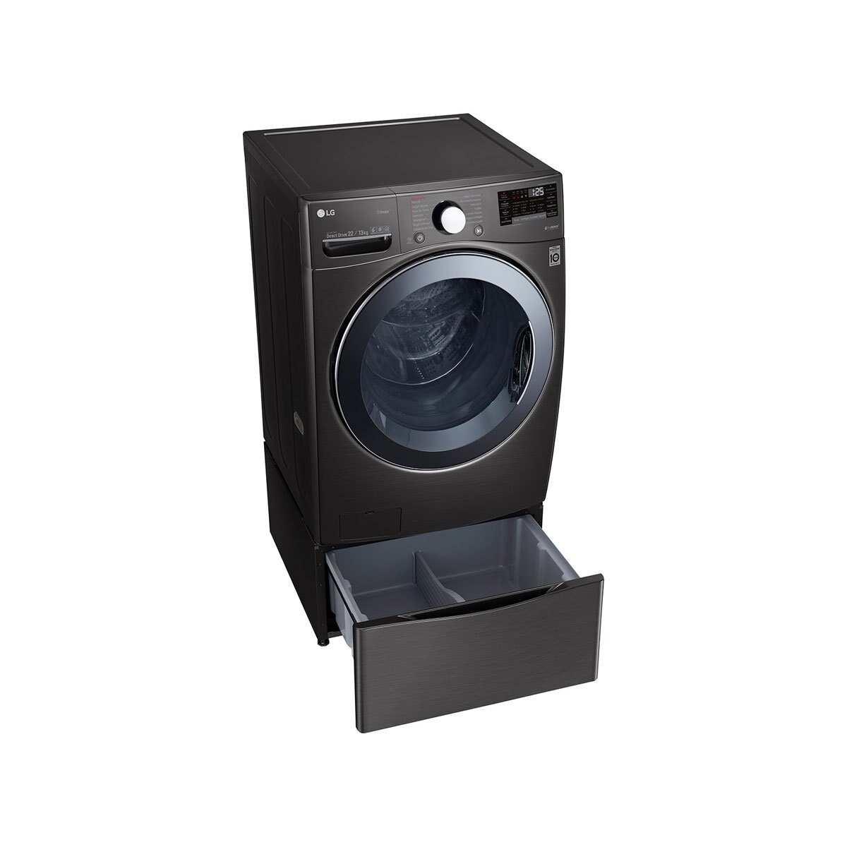 Lavasecadora Lg 22Kg Wd22Bvs6+24Tl520D-Pu.awm Monitor Negra