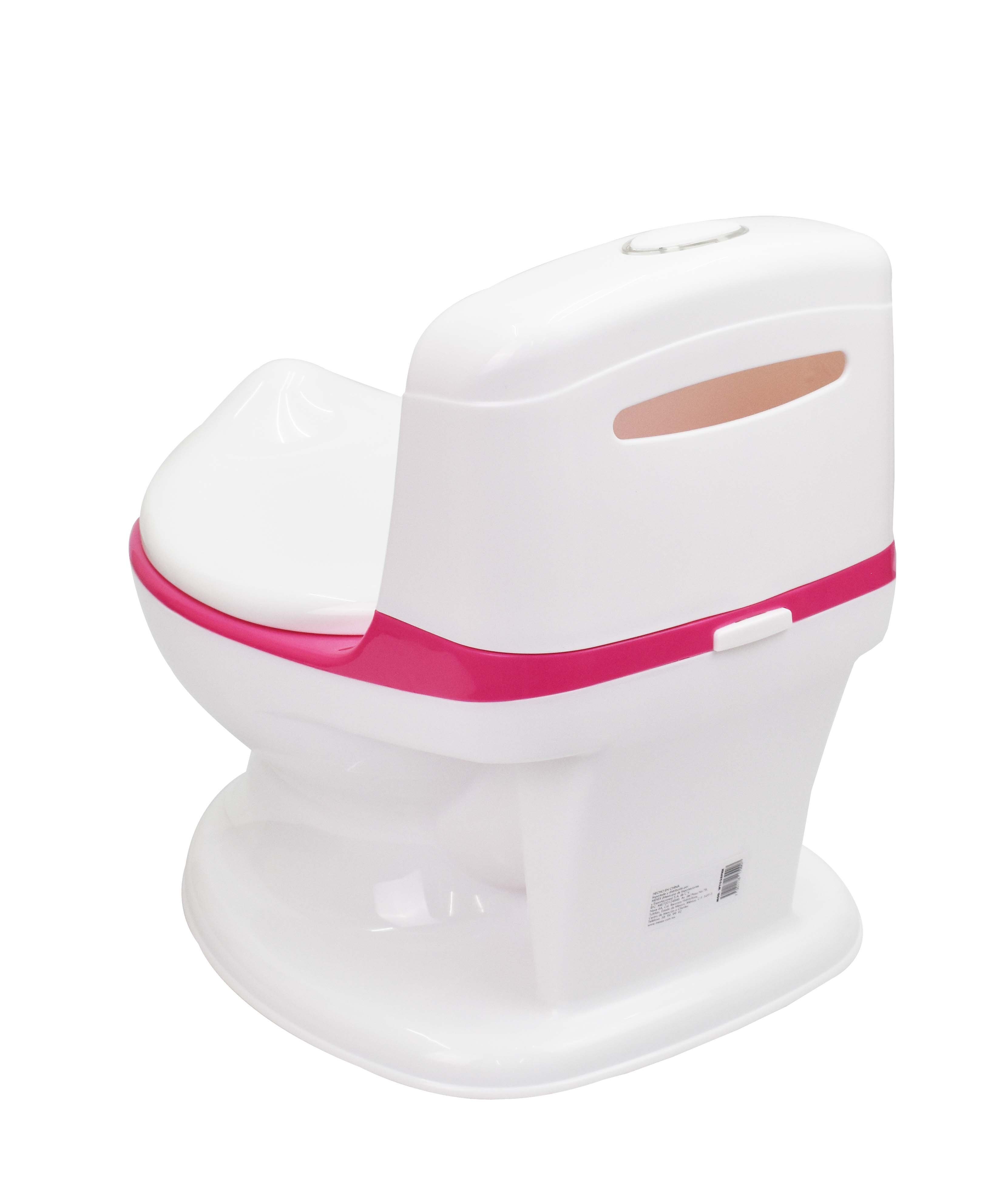 Bañito Entrenador Mi Primer Baño Rosa Inizzi para Bebé