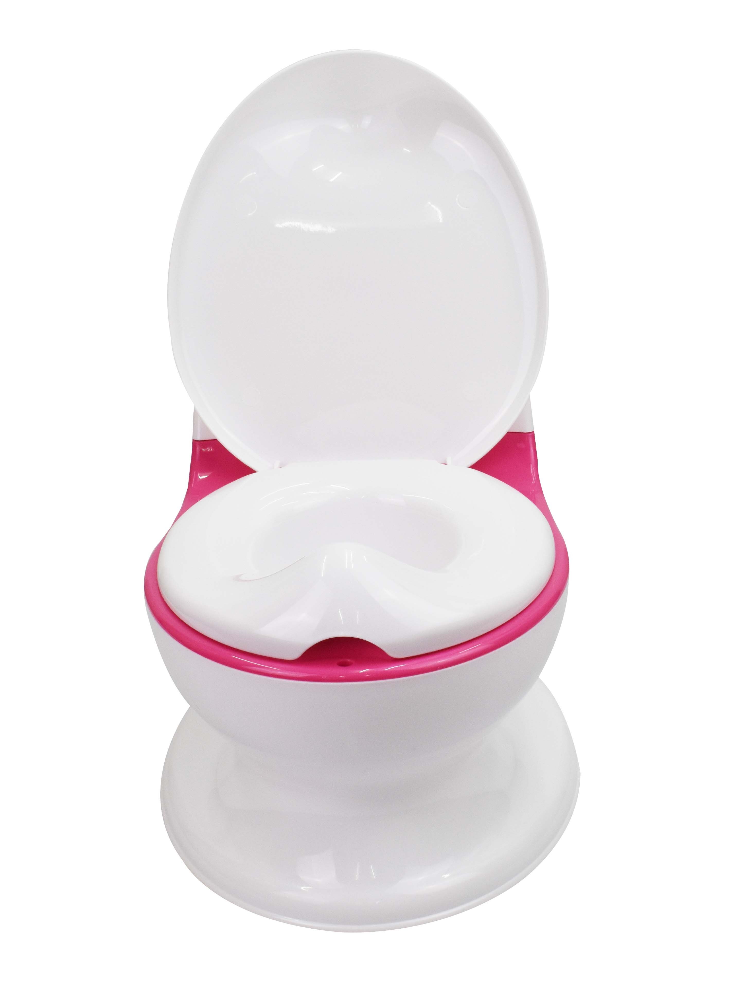 Bañito Entrenador Mi Primer Baño Rosa Inizzi para Bebé