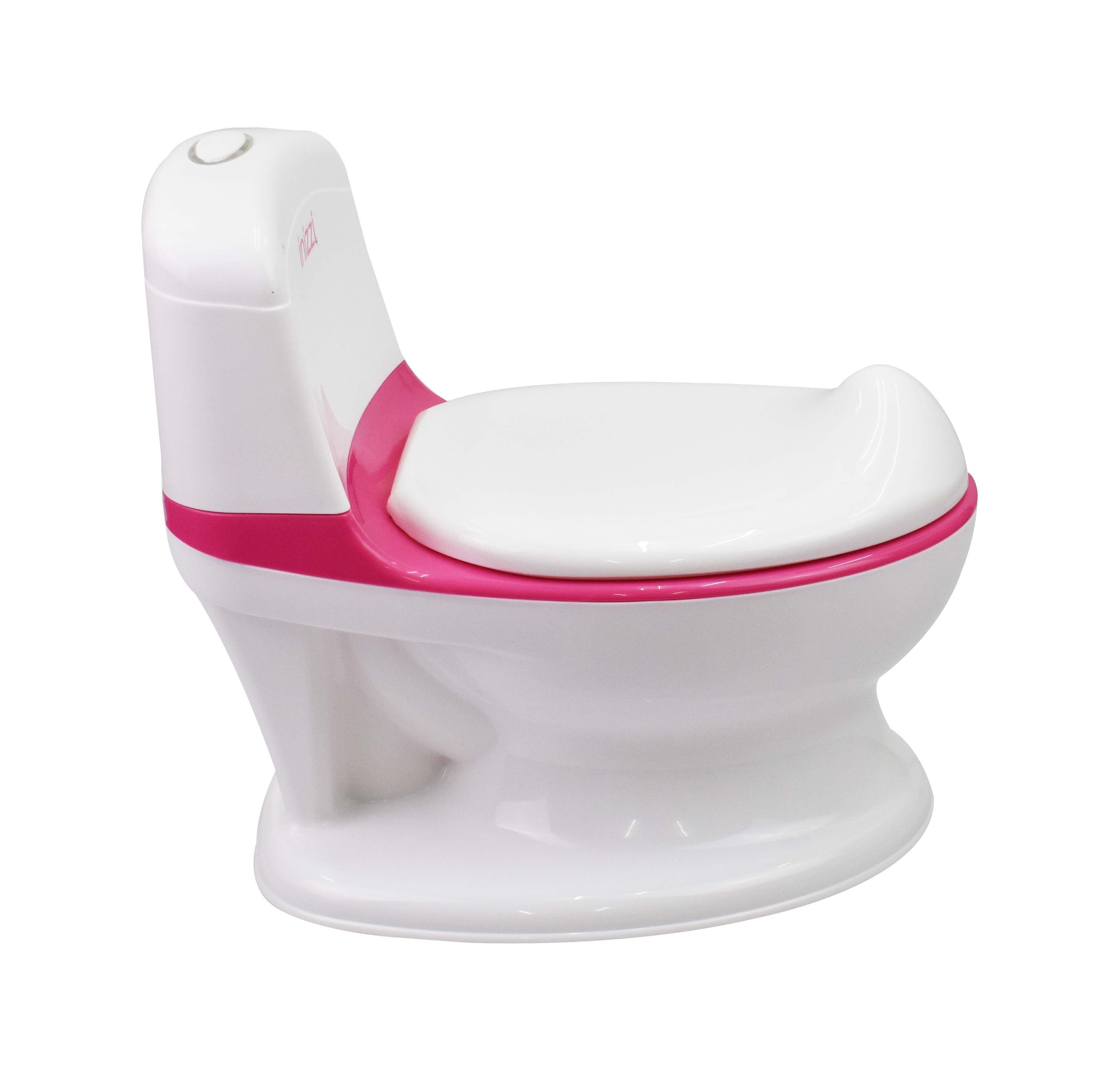 Bañito Entrenador Mi Primer Baño Rosa Inizzi para Bebé