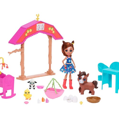 Muñeca Mattel Haydie Horse Caballo Y Muñeca Enchantimals