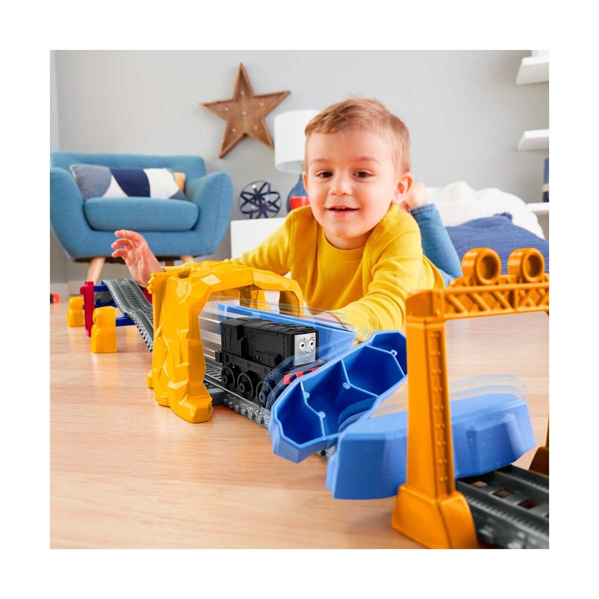 Pista de Juguete Fisher-Price Pista Tunel Explosivo Thomas & Friends
