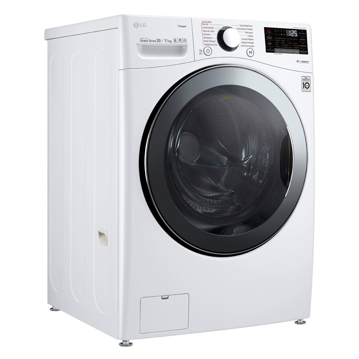 Lavasecadora Lg Carga Frontal 20/11 Kg Wd20Wv2S6+Miniwash Blanca