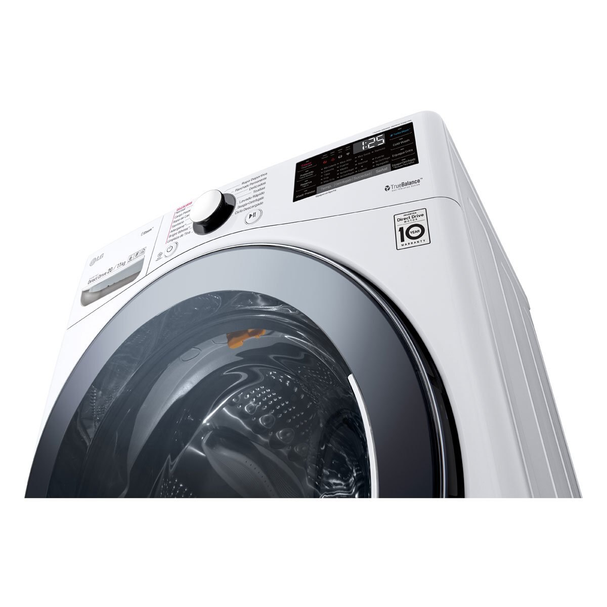 Lavasecadora Lg Carga Frontal 20/11 Kg Wd20Wv2S6+Miniwash Blanca