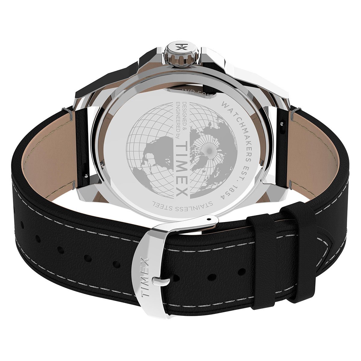 Reloj de Piel Negro para Caballero Timex