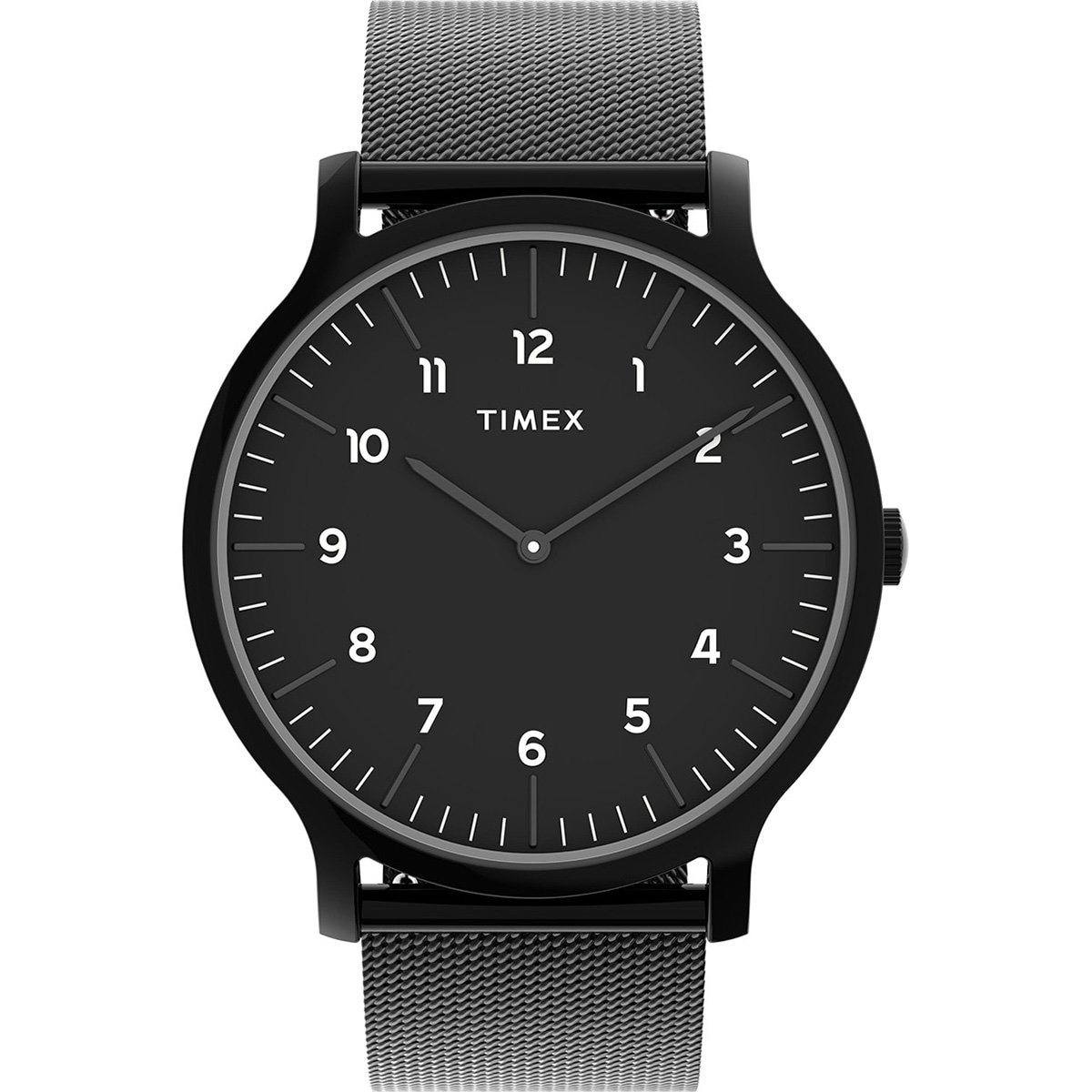 Reloj de Acero Inoxidable Negro para Caballero Timex