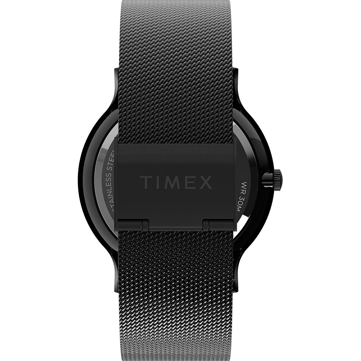 Reloj de Acero Inoxidable Negro para Caballero Timex