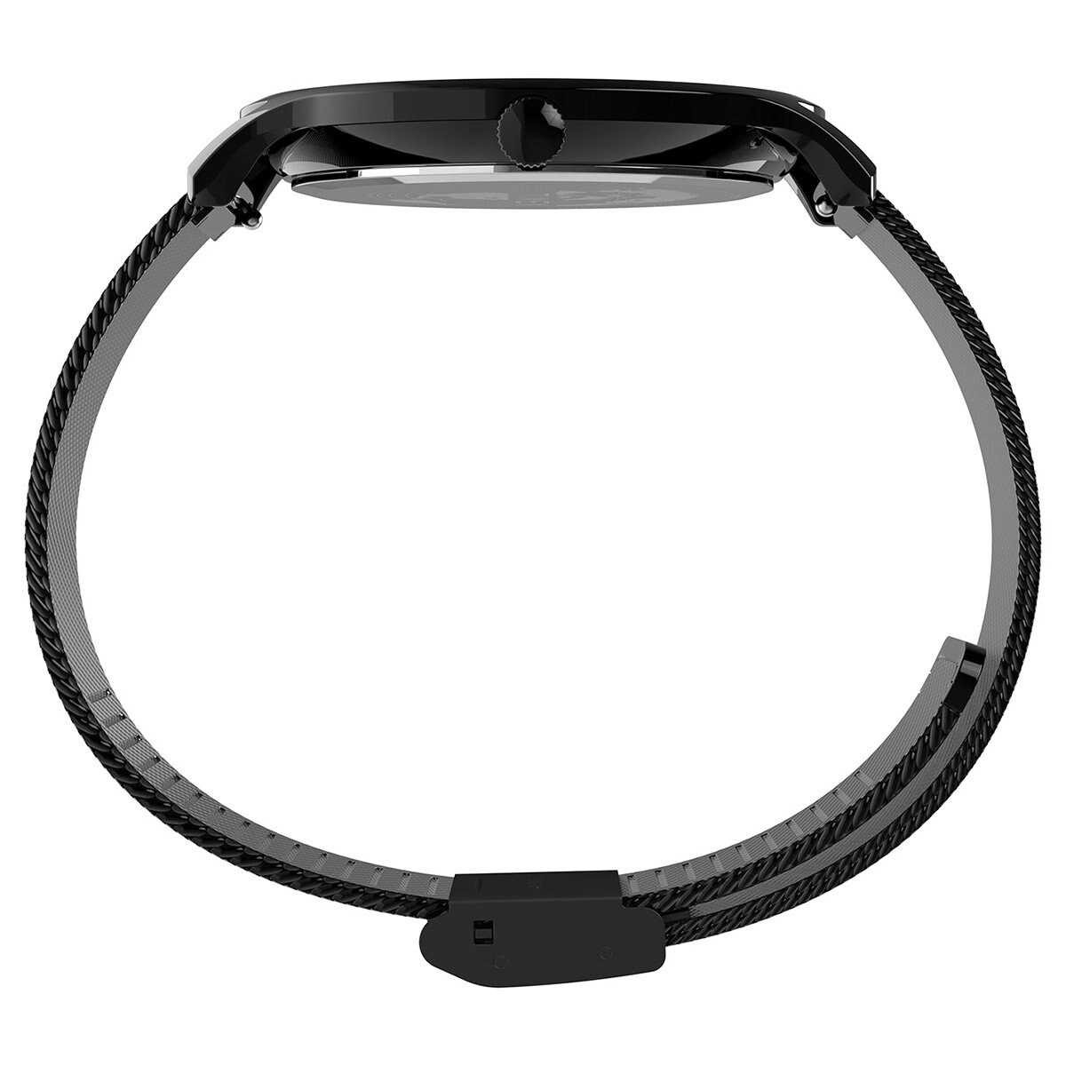 Reloj de Acero Inoxidable Negro para Caballero Timex
