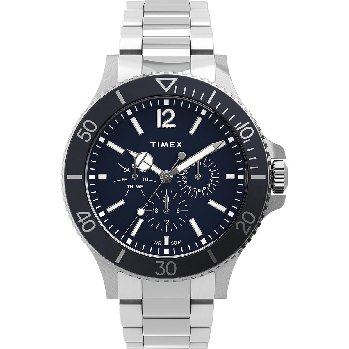 Reloj Plata de Acero Inoxidable para Caballero Timex