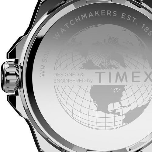 Reloj Plata con Bisel Plata para Hombre Timex