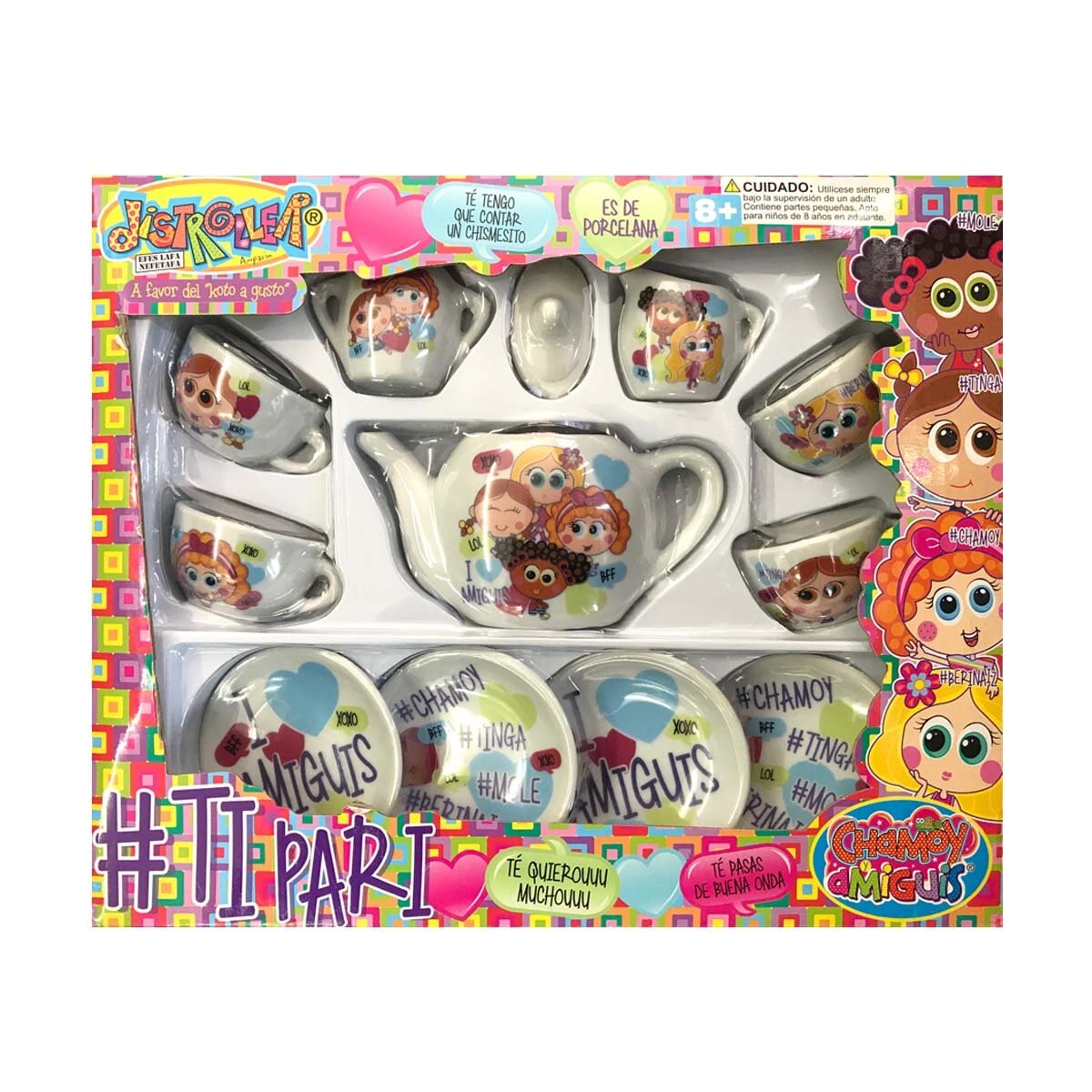 Juego de Té Ceramica Distroller para 4 Personas