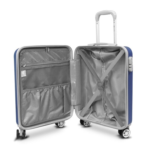 Maleta Individual Azul Vertical Rígida Rodante de 20" Optimo 3 Mccarthy