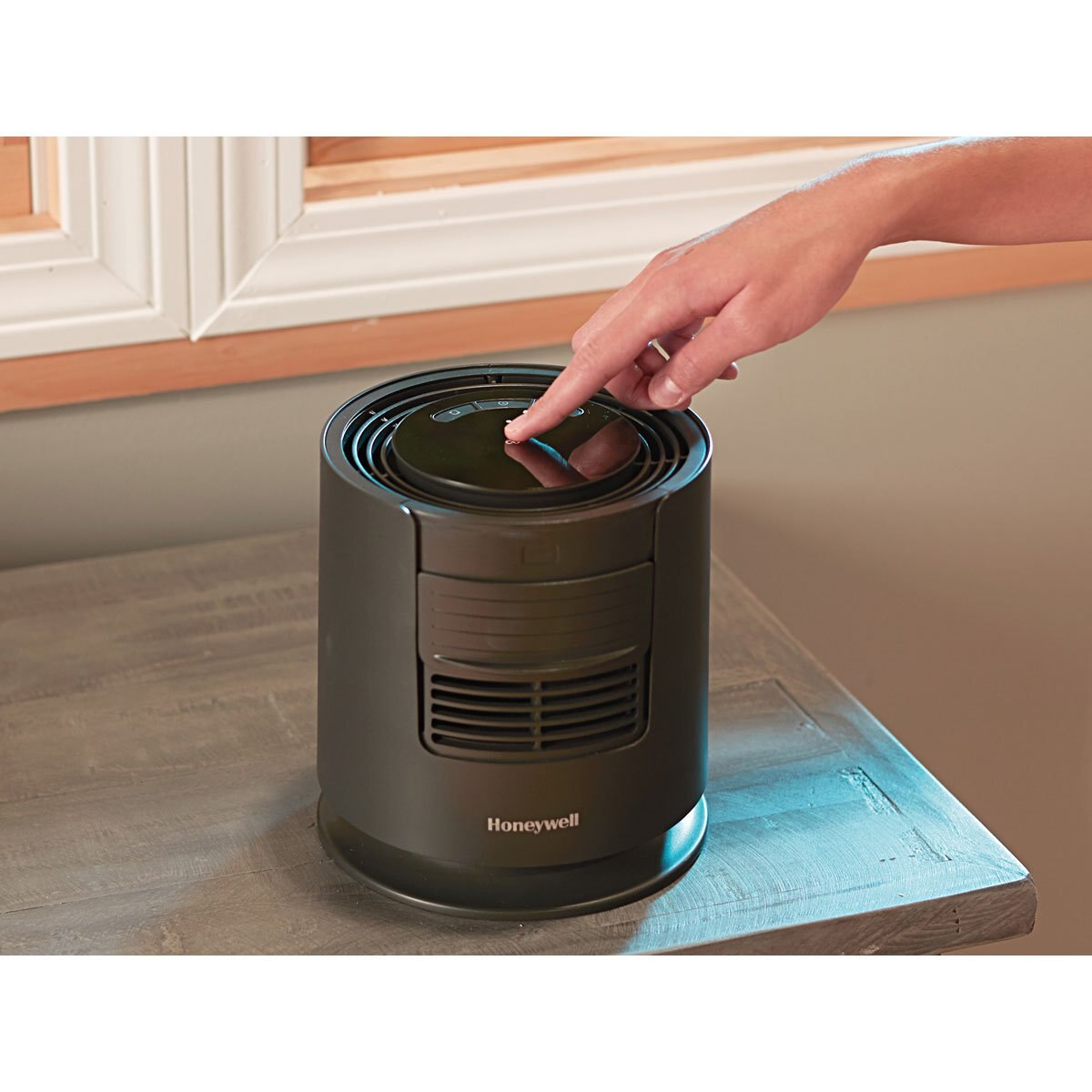 Ventilador Negro Dream Weaver con Silencioso Honeywell