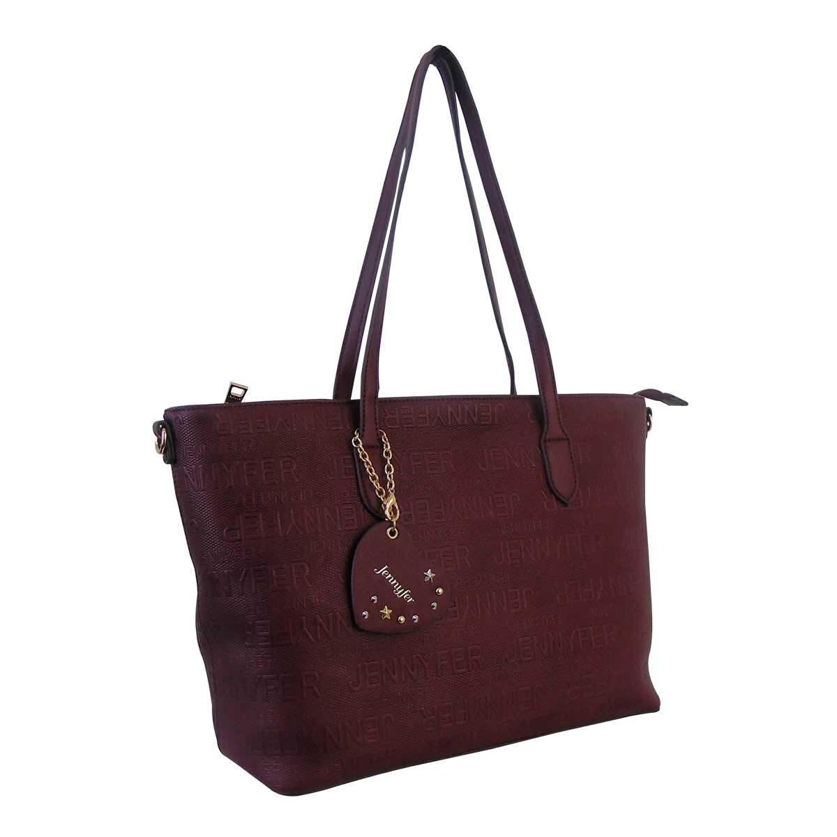 Bolso Color Vino con Dos Asas Jennyfer
