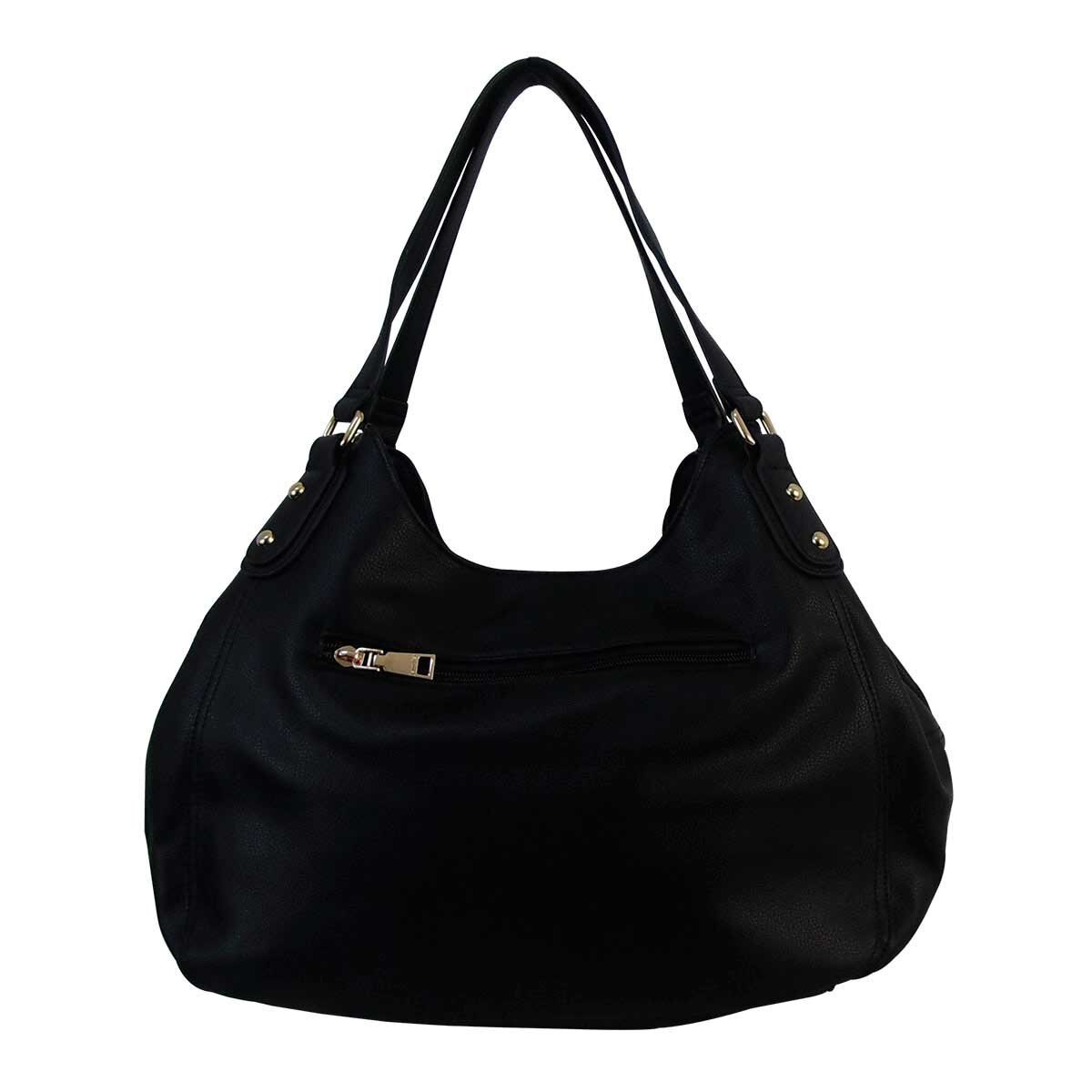 Bolso Color Negro con Dos Asas Jennyfer