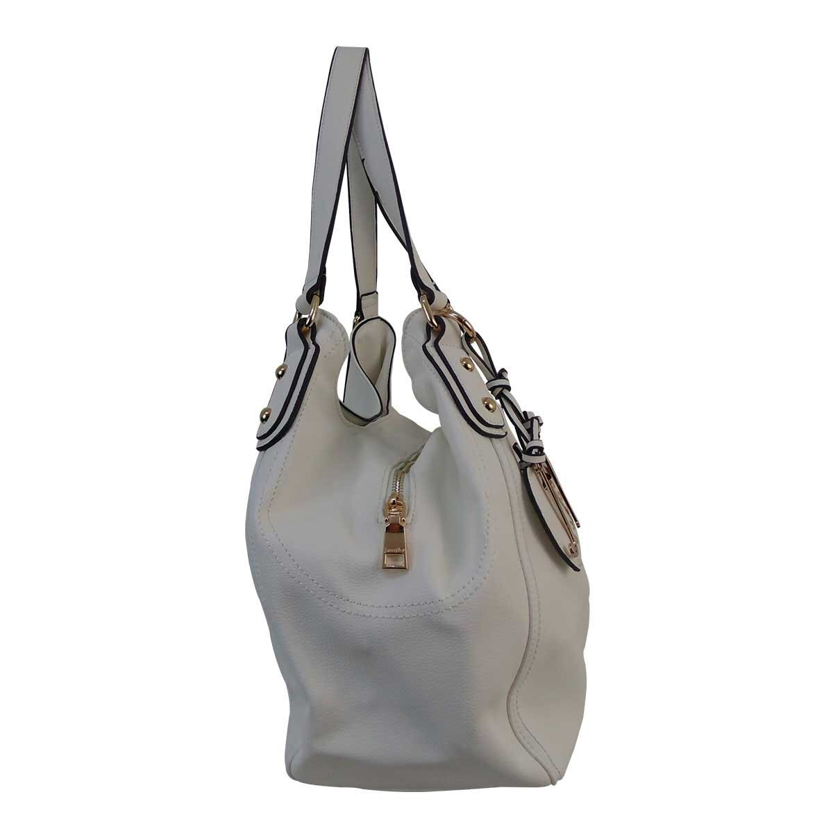 Bolso Color Blanco con Dos Asas Jennyfer