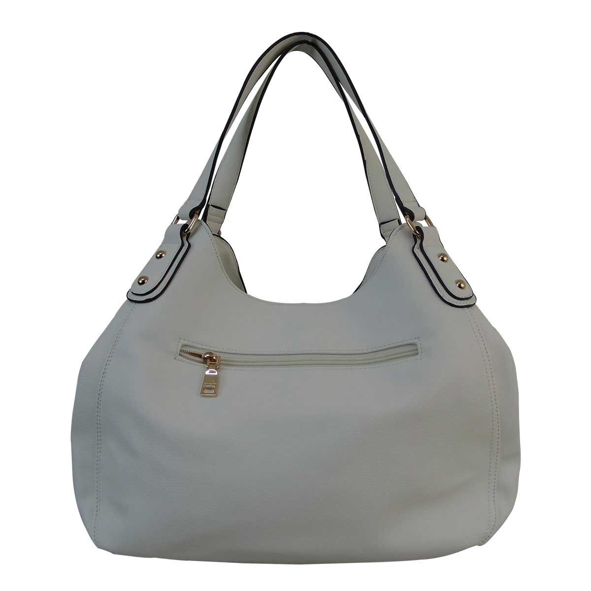 Bolso Color Blanco con Dos Asas Jennyfer