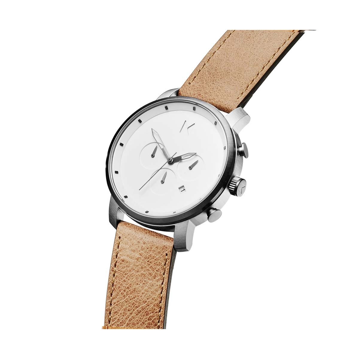 Reloj de Piel Camello para Caballero Mvmt Chrono